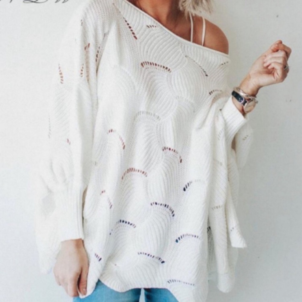 ‼️ 1 LEFT‼️ ash purple oversized sweater - Picture 3 of 7